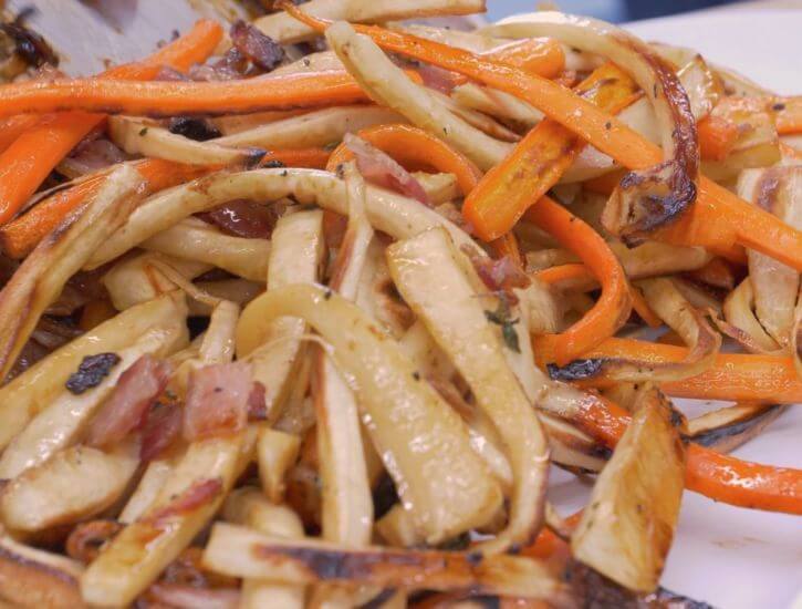 Maple Glazed Carrots and Parsnips