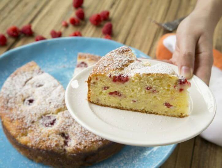 Raspberry Ricotta Cake