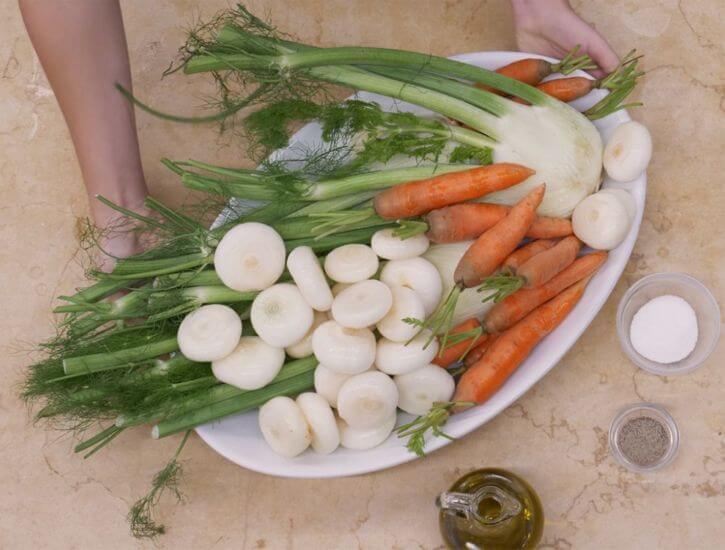 Fennel, Carrots and Cipollini