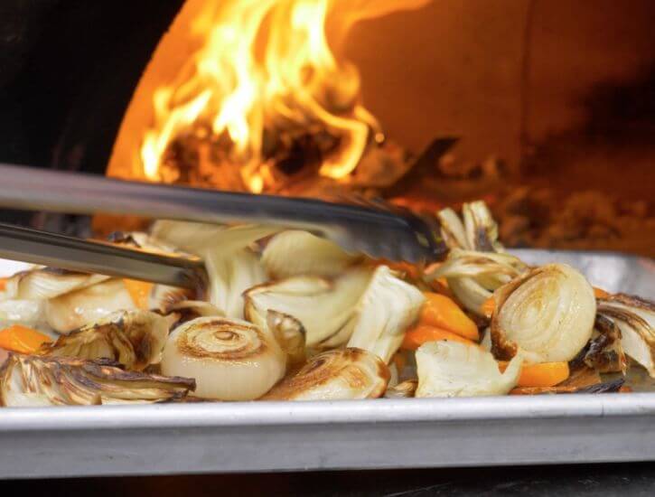 Roasted Fennel, Carrots and Cipollini with a Mugnaini oven