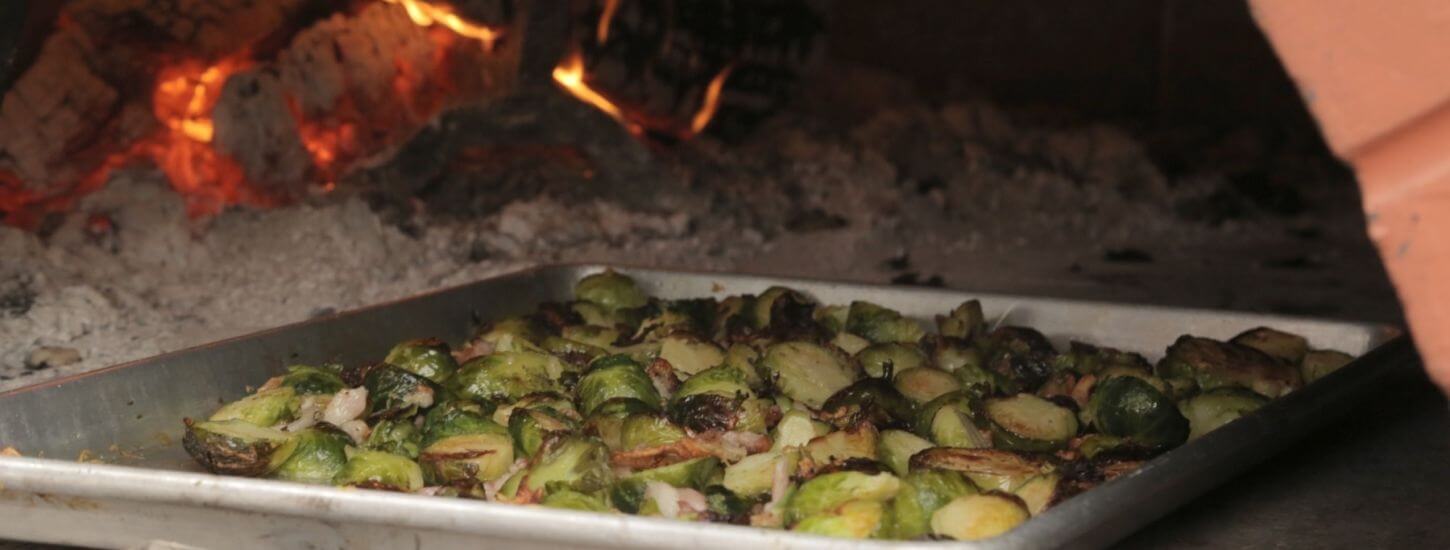 Brussels Sprouts with Roasted Garlic and Pancetta