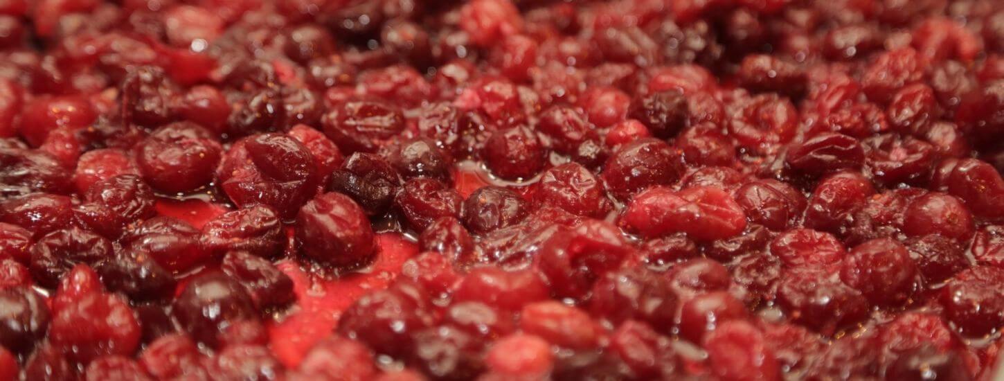 Oven-Roasted cranberries