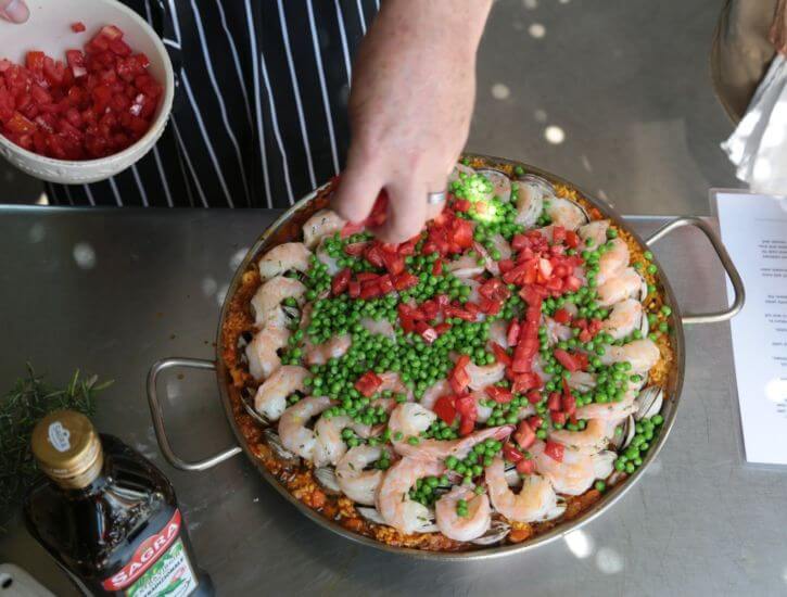 Seafood Paella Prep