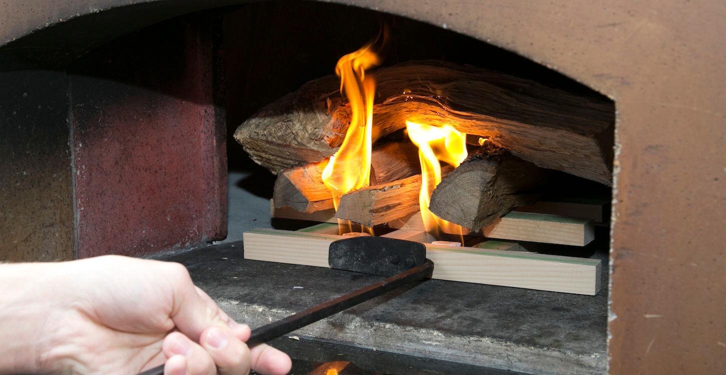 Using the same wood for the oven 